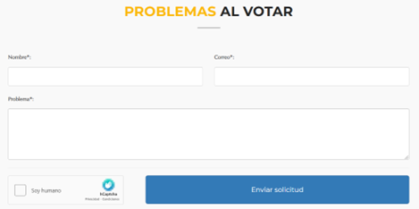 Formulario de Ayuda Formulario de Ayuda
